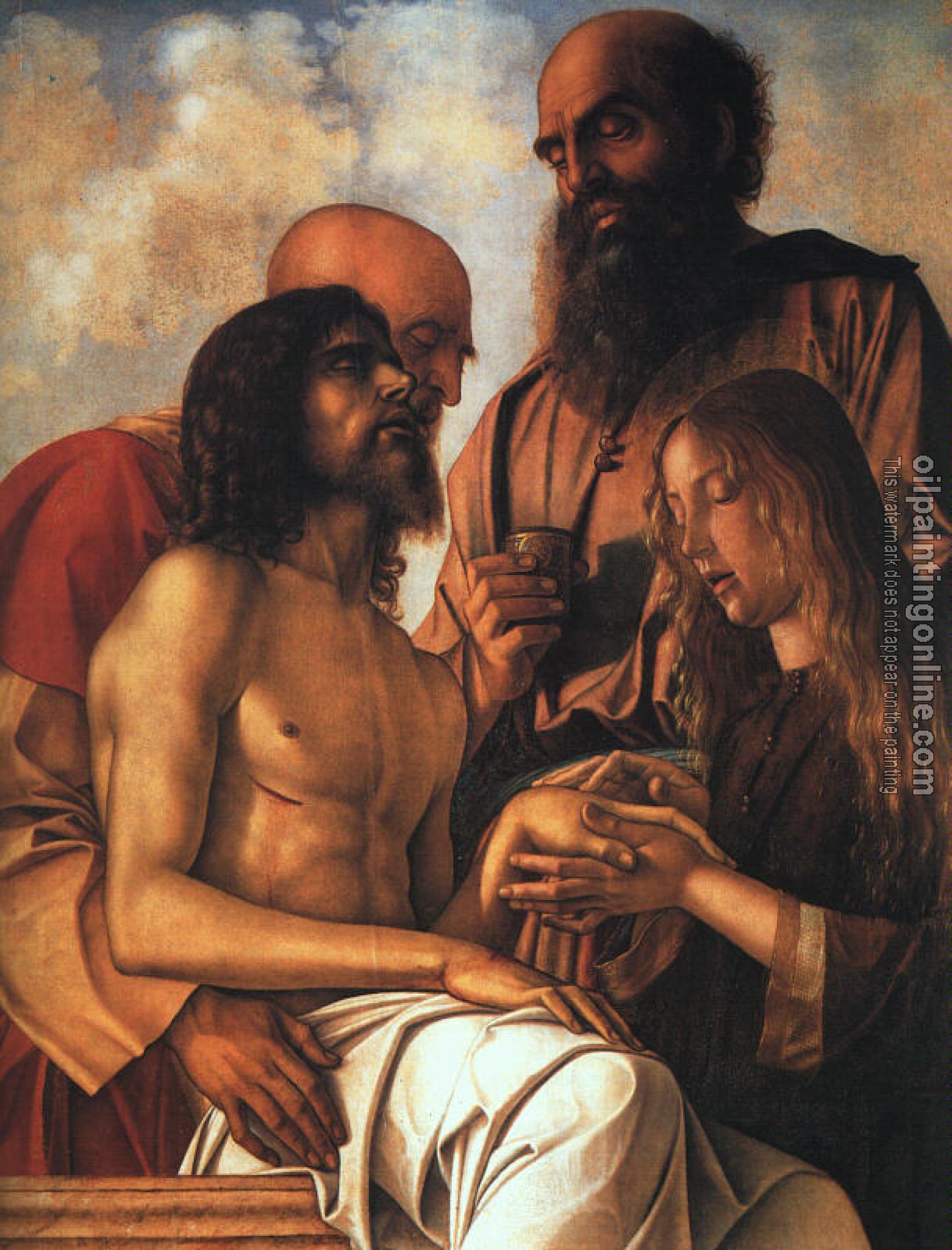 Bellini, Giovanni - Pieta, (original cymatium of the Pesaro Altarpiece)